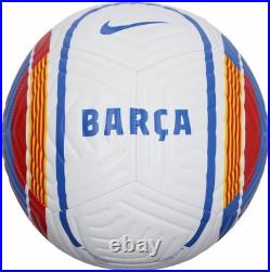 Gavi Barcelona Autographed White, Red and Blue Soccer Ball