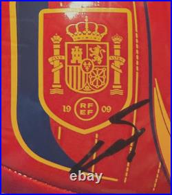 Gavi Signed Adidas Spain Soccer Ball Beckett Authenticated