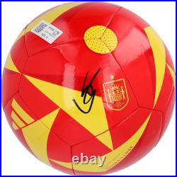 Gavi Spain FC Autographed Adidas Spain Club Soccer Ball