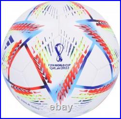 Gavi and Pedri Spain Autographed 2022 FIFA World Cup Adidas Soccer Ball