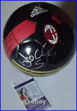 Giacomo Bonaventura signed ACM Milan soccer ball JSA Coa Authenticated Q30611