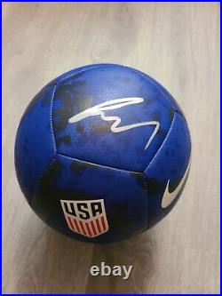Gio Reyna Signed USA Nike Soccer Ball