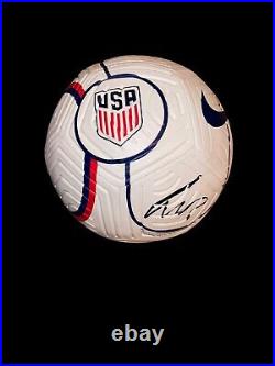Gio Reyna Signed USA Soccer Ball Auto Jsa Team USA Borussia Dortmund