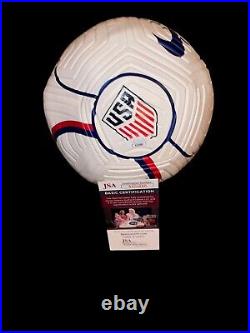 Gio Reyna Signed USA Soccer Ball Auto Jsa Team USA Borussia Dortmund