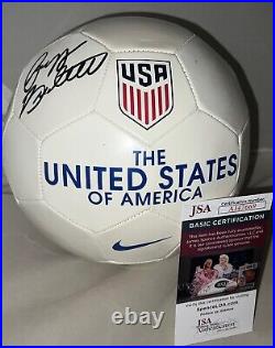 Gregg Berhalter signed White Nike Team USA Soccer Ball autographed JSA