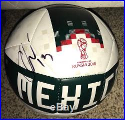 Guillermo Memo Ochoa Signed 2018 México World Cup Soccer Ball Exact Proof
