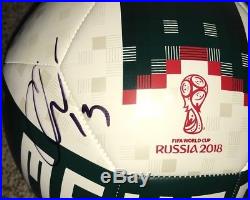 Guillermo Memo Ochoa Signed 2018 México World Cup Soccer Ball Exact Proof