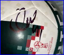 Guillermo Ochoa signed 2018 World Cup Mexico soccer ball With Proof