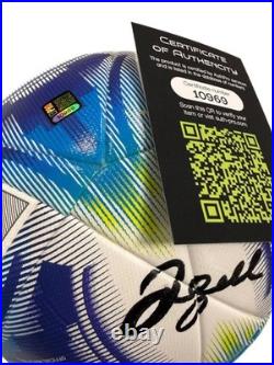 Hand Signed Ball David Beckham Soccer Autographed COA