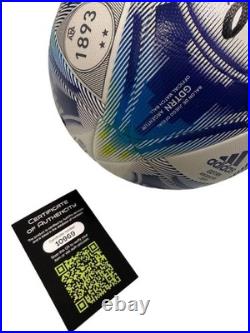 Hand Signed Ball David Beckham Soccer Autographed COA