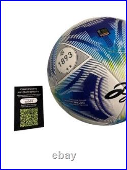 Hand Signed Ball David Beckham Soccer Autographed COA
