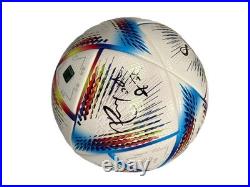Hand Signed Soccer Ball Autographed Ronaldinho COA Authentication