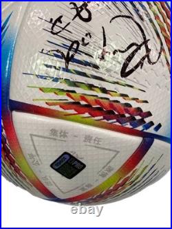 Hand Signed Soccer Ball Autographed Ronaldinho COA Authentication