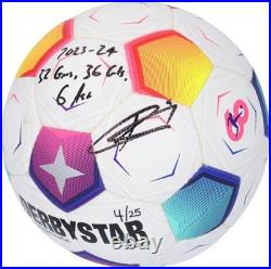 Harry Kane Bayern Munich Signed 2023-24 Bundesliga Authentic Ball withInsc LE 25
