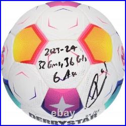 Harry Kane Bayern Munich Signed 2023-24 Bundesliga Soccer Ball withInsc LE 25/25 Harry Kane Bayern Munich Signed 2023-24 Bundesliga Soccer Ball withInsc LE 25/25