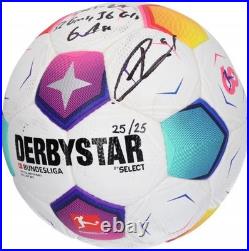 Harry Kane Bayern Munich Signed 2023-24 Bundesliga Soccer Ball withInsc LE 25/25 Harry Kane Bayern Munich Signed 2023-24 Bundesliga Soccer Ball withInsc LE 25/25