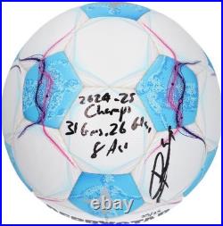 Harry Kane Bayern Munich Signed 2024-25 Bundesliga Soccer Ball withInsc LE 25/25