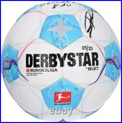 Harry Kane Bayern Munich Signed 2024-25 Bundesliga Soccer Ball withInsc LE 25/25