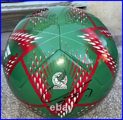 Hirving Chucky Lozano Signed Adidas Mexico Soccer Ball With Proof