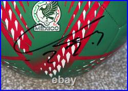 Hirving Chucky Lozano Signed Adidas Mexico Soccer Ball With Proof