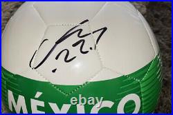 Hirving Chucky Lozano Signed Mexico Soccer Ball With Exact Proof