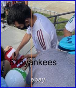 Hirving Chucky Lozano Signed Mexico Soccer Ball With Exact Proof