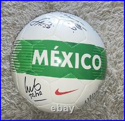 Hirving Lozano Andres Guardado Tecatito +more Signed Mexico Team Soccer Ball