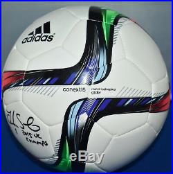 Hope Solo 2015 Autographed And Inscribed World Cup Replica Soccer Ball Jsa