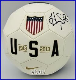 Hope Solo Nike Team USA Signed Soccer Ball Official Size Autograph Bas J59