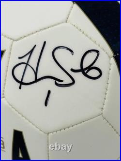Hope Solo Nike Team USA Signed Soccer Ball Official Size Autograph Bas J59