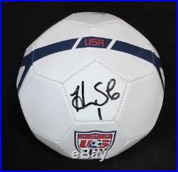 Hope Solo SIGNED Team USA Soccer Ball Legend Olympics ITP PSA/DNA AUTOGRAPHED