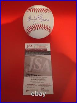 Hope Solo Signed MLB Baseball With 2 X GOLD JSA WB456846