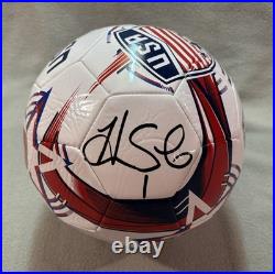 Hope Solo Signed Team USA Soccer Ball Primetime Cert Auto