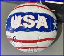 Hope Solo Signed USA Soccer Ball Olympic Gold Medalist Champion