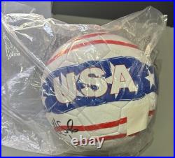 Hope Solo Signed USA Soccer Ball Olympic Gold Medalist Champion