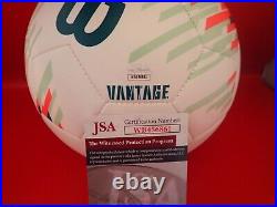 Hope Solo Signed Wilson Soccer Ball With 3 X ALL AMERICAN JSA WB456861