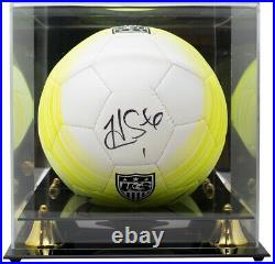 Hope Solo USA Soccer Signed Authentic Nike Soccer Ball JSA with Acrylic Case