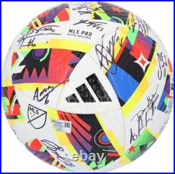 Houston Dynamo Signed MU Soccer Ball from 2024 MLS Season with24 Autos AE38397
