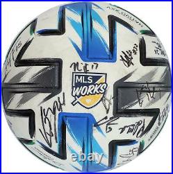 Houston Dynamo Signed Match-Used Ball 2020 Season with 25 Signatures A45639