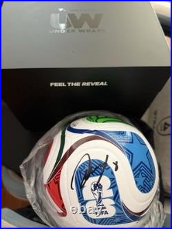 Hristo Stoichcov Auto Signed Trionda Soccer Ball Fanatics Authentic COA
