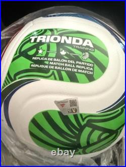 Hristo Stoichcov Auto Signed Trionda Soccer Ball Fanatics Authentic COA
