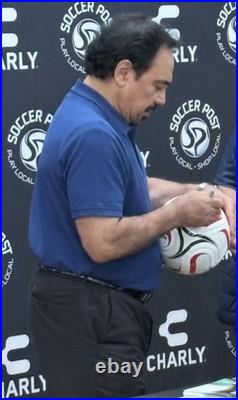 Hugo Sanchez #9 SIGNED Mexico National Team Soccer Ball Full Size 5 Photo PROOF