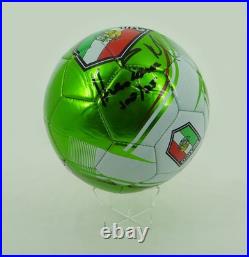 Hugo Sanchez Autographed Mexico National Team Soccer Ball with JSA COA