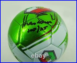 Hugo Sanchez Autographed Mexico National Team Soccer Ball with JSA COA