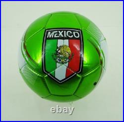 Hugo Sanchez Autographed Mexico National Team Soccer Ball with JSA COA
