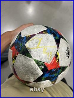 Ibrahim Konate Signed Ucl 2015 official match ball authentic