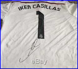 Iker Casillas Signed Real Madrid Soccer Jersey with proof