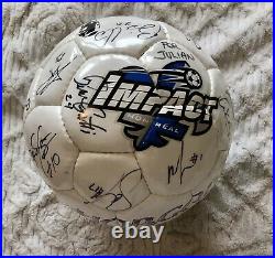 Impact Montreal Football Team Autographed Official Puma Soccer Ball
