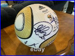 JABULANI MATCH BALL. AUTOGRAPHED BY 2011 BRAZIL NATIONAL TEAM. Doesn't hold air