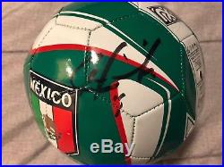 JAVIER HERNANDEZ CHICHARITO Signed Autographed Soccer Ball PSA/DNA MEXICO EL TRI